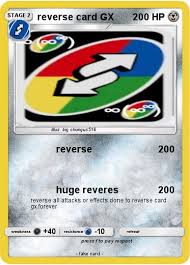 Pokemon Reverse Card Gx