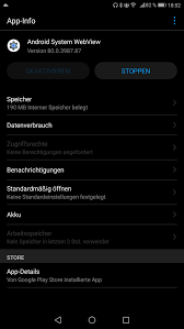 Android webview is a system component powered by chrome that allows android apps to display web content. Kann Android System Webview Uber Playstore Nicht Aktualisieren Android Hilfe De
