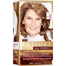 loreal paris excellence age perfect 5g medium soft golden brown 1 application