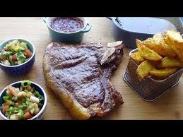 Cote De Boeuf Au Four Potato Wedges Et Sauce Barbecue Maison Youtube Boeuf Au Four Sauce Barbecue Maison Recettes De Cuisine