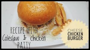 How To Make Chicken Burger Secret Indian Style Chicken Burger With C In 2020 Chicken Burgers Chicken Burgers Recipe Coleslaw