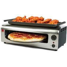 Ronco Pizza More Home Pizza And Wing Oven With Removable Warming Tray And Pan Walmart Com Home Pizza Oven Countertop Oven Pizza Oven