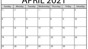 Keep organized with printable calendar templates for any occasion. April 2021 Calendar Printable Template Blank Editable Word Pdf Excel Free Download