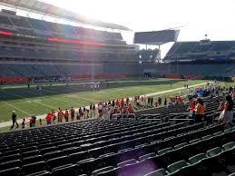 Paul Brown Stadium View From Lower Level 146 Vivid Seats