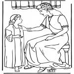 Naaman took the gifts to. Old Testament Bible Coloring Pages