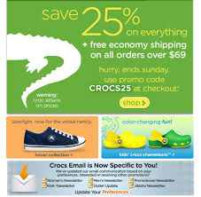 If you spent a large part of december buying gifts for other people, maybe it's time to think of yourself and pick up a discounted stack subscription. Crocs 25 Off Discount Code Free Shipping Code Al Com