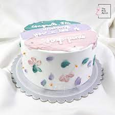 These are tiny three layer pastel cakes. Korean Minimalist Cakes Design Gallery Pink Apron