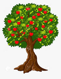 While you can start most of these from seed, you won't be harvesting fruit any time soon. Apple Tree Clipart Cartoon Green Full Of Red Apples Tree With Fruit Cartoon Hd Png Download Kindpng