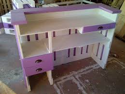 See more ideas about small reception desk, reception desk, pallet bar diy. Pallets Wood Reception Desk Easy Pallet Ideas
