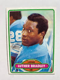 1980 TOPPS #103 LUTHER BRADLEY NM-MT NFL FOOTBALL CARD
