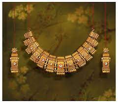 4.5 out of 5 stars. Utsava By Tanishq Jewellery Gold Padmavati Tanishqjewellerygoldpadmavati Bring Your Festive Antique Necklace Gold Bridal Gold Jewellery Gold Bride Jewelry