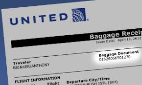 Find Your Baggage Document Number