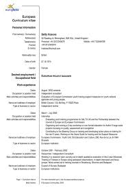 Europass è il formato consigliato dalla commissione europea. Download Europass Curriculum Vitae 3 For Free Formtemplate