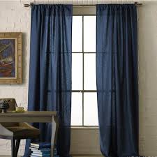 Check spelling or type a new query. Navy Blue Natural Linen Curtains And Drapes 2 Panels For Living Room Anady Top