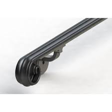 Stop children from our clear plastic guard helps to keep your home just a little bit safer. Arc And Hammer 4 Ft Scroll Wrought Iron Handrail Railing Sc4 The Home Depot