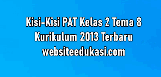 Apr 21, 2019 · latihan soal tematik kelas 2 sd kurikulum 2013 ( k13 ) tema : Kisi Kisi Pat Kelas 2 Tema 8 K13 Tahun 2021