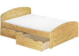 Liegehöhe und eine besonders rückenschonende ausstattung von unterfederung und matratze. Massive Double Bed 160x200 With Mattresses Slats Linen And 3 Large Drawers 60 50 16mbfv Ceres Webshop