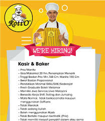 Lowongan kerja terbaru mei 2021 di bandung, cimahi, cianjur, sumedang, garut, tasikmalaya, ciamis, banjar, pangandaran. Lowongan Kerja Kasir Baker Roti O Tasikmalaya Loker Tasikmalaya