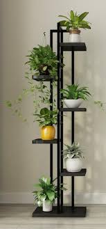 Online Shop Standing Flower Shelf Living Room Balcony Plant Shelf Flower Pot Stands With Wood Plant Decor Indoor Living Room Plants Hanging Plants Indoor