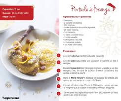 Pintade A L Orange Tupperware Recette Recette Tuperware Nourriture