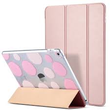 Amazon Com Ipad Air 2 Case Ulak Polka Dot Folio Slim Fit Smart Cover Case Colorful Clear Back Cover With Trifold Stan Ipad Air 2 Cases Tablet Case Ipad Air 2