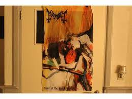 The photograph was taken by mayhem's guitarist, euronymous (øystein aarseth), when he discovered the body. Mayhem Dawn Of The Black Hearts Flags Riffs Merchandise