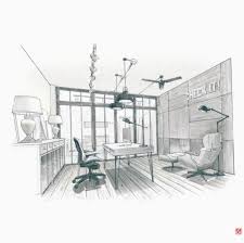Office Design Interior Sketch Officedesign Deskgoals Homeoffice Design Deskgoals Ho Interior Sketch Office Interior Design Interior Design Sketches