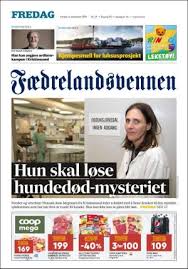 You can choose the fædrelandsvennen. Faedrelandsvennen 13 09 19