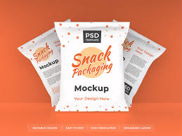 You're going to work with psd mockups mostly — and these are really easy to edit and. Realistic Snack Packaging Mockup Psd Graphic By Dendysign Creative Fabrica