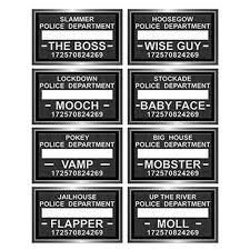 Speakeasy Photo Fun Mugshot Signs In 2020 Speakeasy Party Gangster Party Speakeasy Party Decorations
