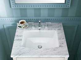 undermount bathroom sink, kohler