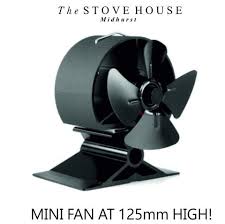 4 Blade Mini Heat Powered Stove Fan Stove Fan Wood Burning Stove Mini Stove