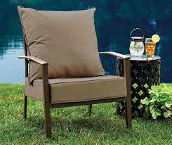 Shop wayfair for all the best chaise lounge furniture cushions. Real Living Deep Seat Outdoor Cushion Set Big Lots