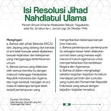 Jihad dalam ayat tersebut dalam arti luas, yaitu perjuangan dengan lisan ataupun dengan perbuatan dan mengangkat senjata demi tegaknya kebenaran. Nahdlatul Ulama Volunteers Photos Facebook