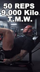 VOLUME TRAINING !!! Or as I like to call it TMW. The target, 50 reps, with  a weight you can just about handle. Work out your total moved weight. Then  for the second, third and fourth set, you have to ...