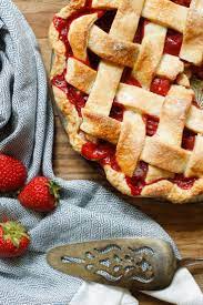 Lattice Top Strawberry Pie Recipe Recipe Strawberry Pie Strawberry Pie Recipe Desserts