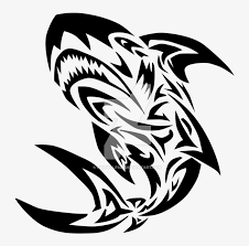 They respected the shark and the qualities it had. Shark Tattoos Designs Ideas And Meaning Tribal Shark Vector Png Free Transparent Png Download Pngkey