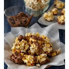 Grain snacks place of origin: Chocolate Dipped Salted Caramel Popcorn Clusters