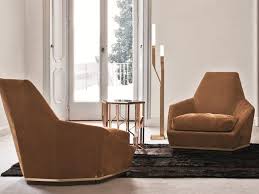 Fabric Armchair With Removable Cover With Armrests Aoyama By Fratelli Longhi Design Margherita Fanti Mobilya
