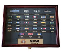 vfw store vfw eligibility ribbon shadow box