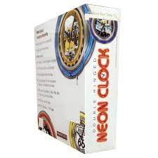 Holland indian motorcycle 19 shield neon clock. Indian Motorcycle 19 Neon Clock