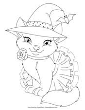 Adorable costumes, characters, and children to print and color. Halloween Coloring Pages Free Printable Pdf From Primarygames
