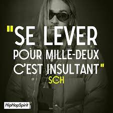 Il s'agit d'une punchline du rappeur sch dans sa chanson a7, parue l'année dernière (le clip est ici). Facebook