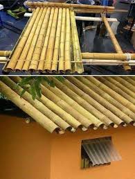 Usage Of Bamboos In Construction Bamboo Roof Bamboo Building Bamboo Decor
