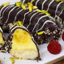 Habt Ihr Meine Schokobananen Mit Loffelbiskuits Schon Gesehen Rezept Link Findet Ihr In Meinem Profil Schokobananen Lebensmittel Essen Desserts Ohne Backen