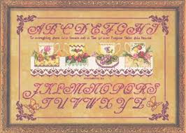 cross stitch chart 4 seasons sampler passione ricamo