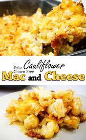 Keto Cauliflower Mac And Cheese Crispy Baked Topping Keto Mac And Cheese Keto Diet Recipes Ketogenic Recipes