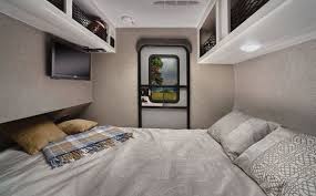Was custom ordered with outdoor kitchen. Forest River Flagstaff E Pro Travel Trailer 12rk Highlights Dual Entry Double Size Bed Tv With Dvd Outside Kitchen Travel Trailer Forest River Forest River Rv