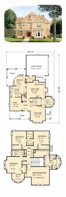 Victorian Style House Plan 95560 With 4 Bed 4 Bath 2 Car Garage Victorian House Plans Country House Plans Sims House Plans