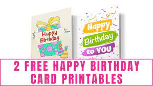 Check spelling or type a new query. 2 Free Happy Birthday Card Printables Freebie Finding Mom